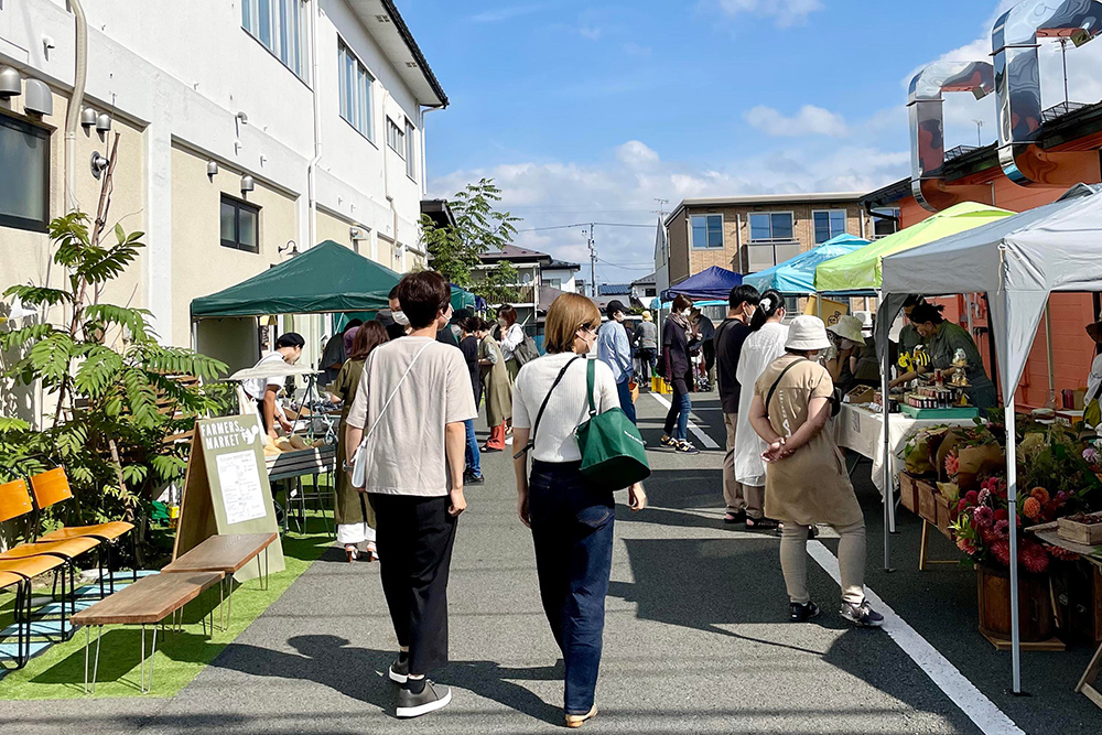 ファーマーズマーケットの様子